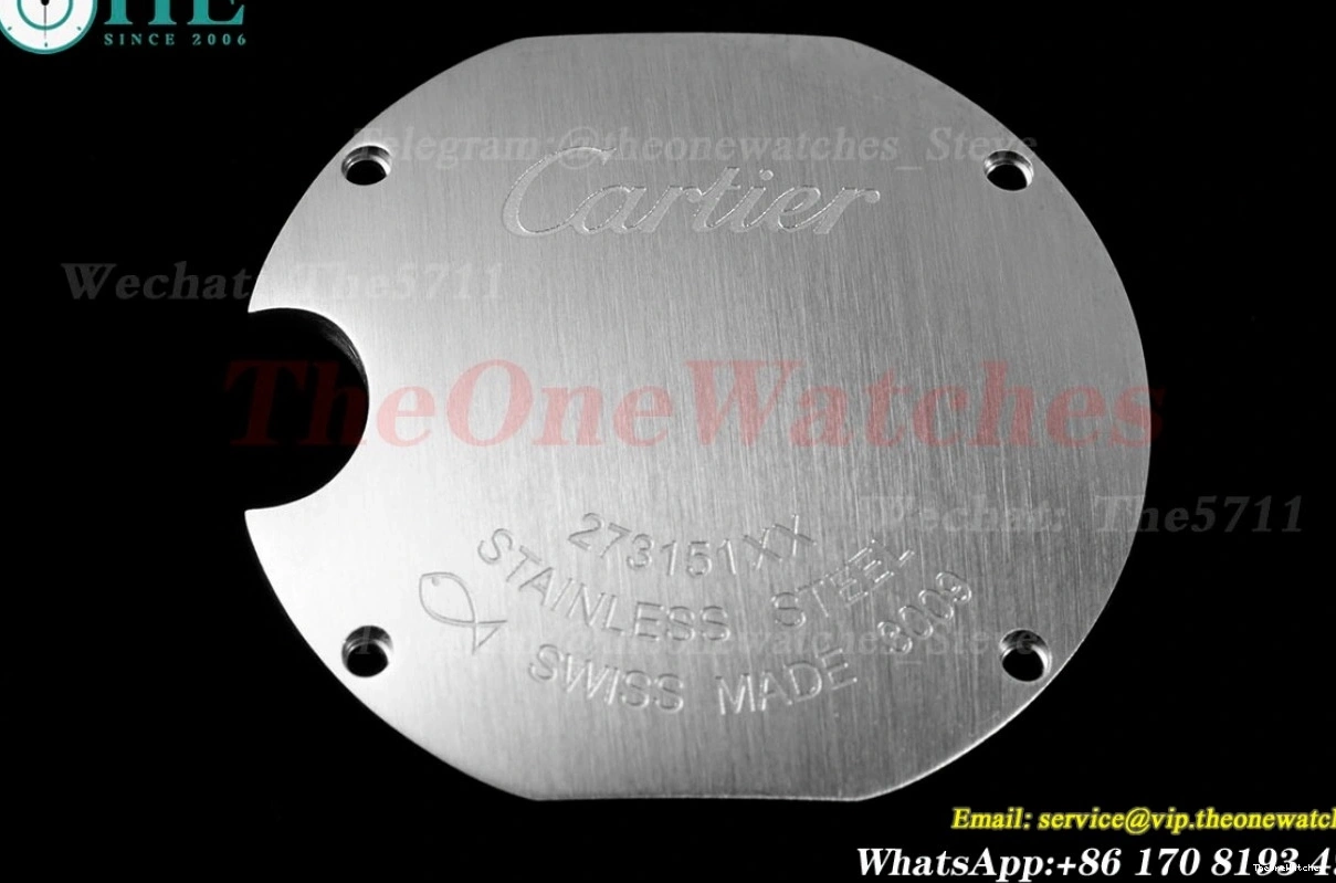 28mm SS Cartier Bleu De AF White Ballon LE Quartz Dia 1223